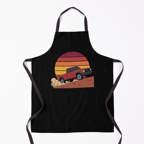 Item preview, Comanche MJ pick up truck Retro Sunset   - Classic Off-Road 4x4 designed and sold by Off-Road-Zone.