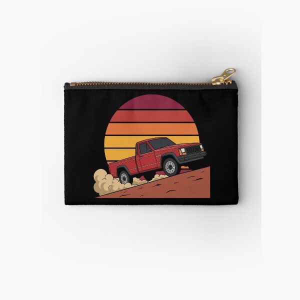 Item preview, Comanche MJ pick up truck Retro Sunset   - Classic Off-Road 4x4 designed and sold by Off-Road-Zone.
