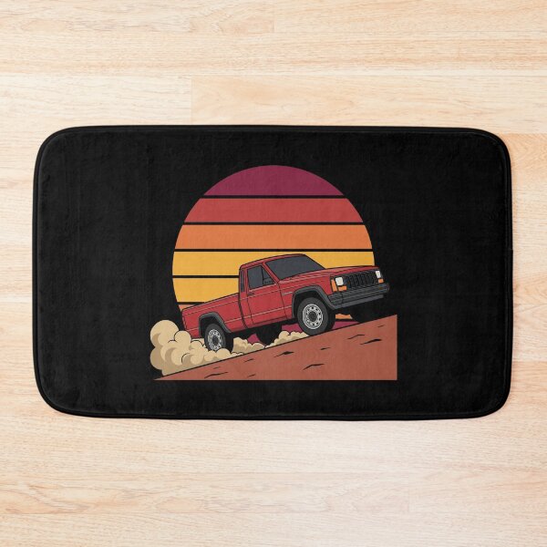 Item preview, Comanche MJ pick up truck Retro Sunset   - Classic Off-Road 4x4 designed and sold by Off-Road-Zone.