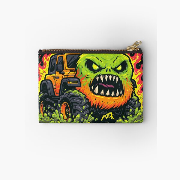 Item preview, Yellow and Green Toothy Truck in Mud designed and sold by Piotrek0001.