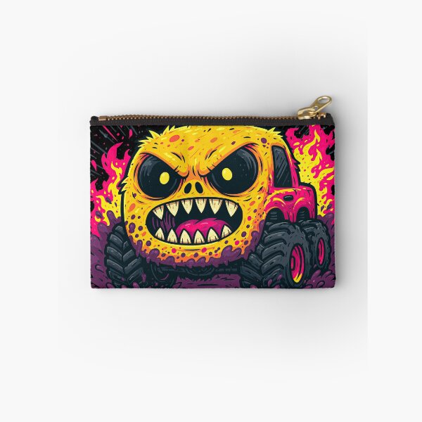 Item preview, Yellow Angry Skull Face Monster Truck designed and sold by Piotrek0001.