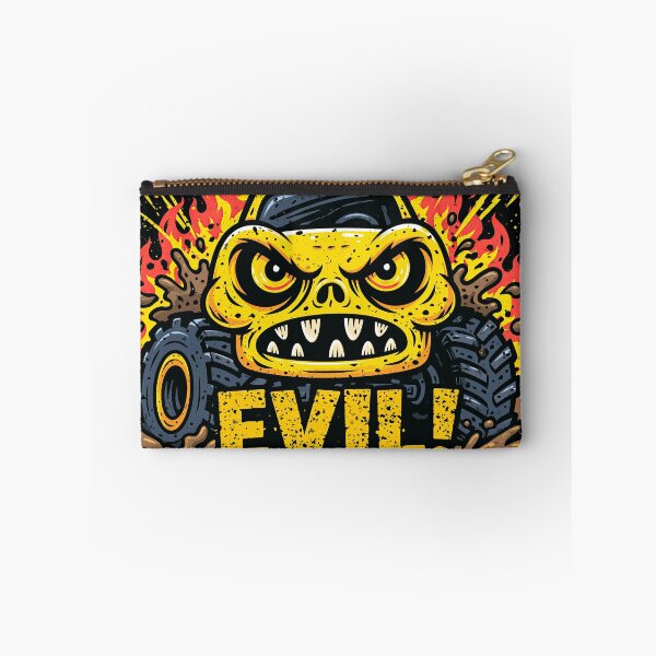 Item preview, Yellow Evil Skull Truck Typography Poster designed and sold by Piotrek0001.