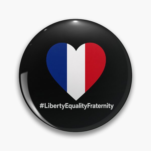 Item preview, French Tricolor Heart – Liberty Equality Fraternity | Bastille Day Celebration designed and sold by Bara Lune Design .