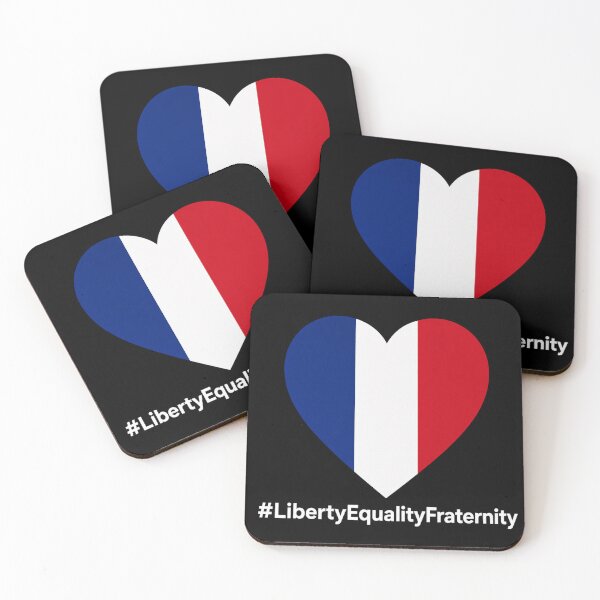 Item preview, French Tricolor Heart – Liberty Equality Fraternity | Bastille Day Celebration designed and sold by Bara Lune Design .
