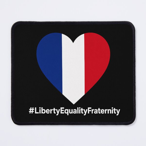 Item preview, French Tricolor Heart – Liberty Equality Fraternity | Bastille Day Celebration designed and sold by Bara Lune Design .