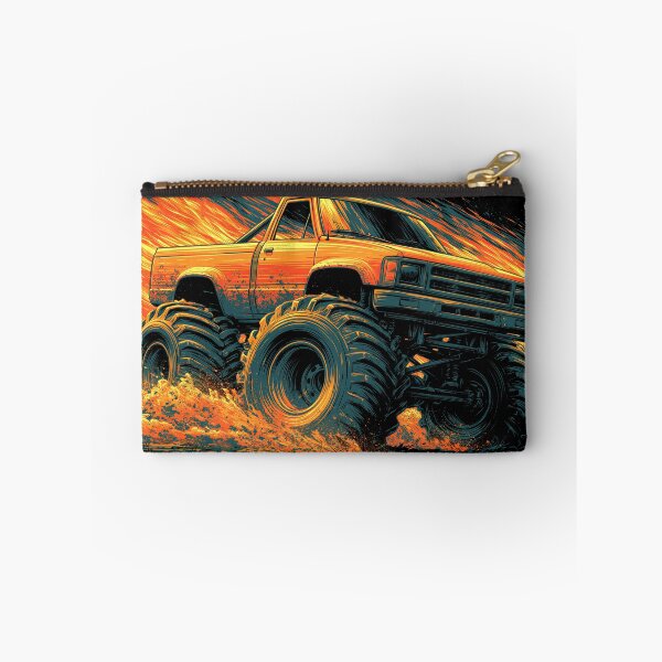 Item preview, Brown and Orange Monster Truck in Dust designed and sold by Piotrek0001.