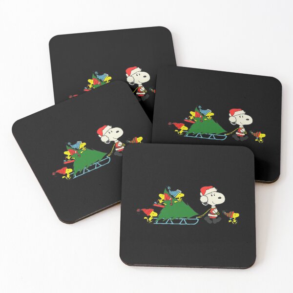 Item preview, Santa Snoopy Dragging The Christmas Tree  designed and sold by Prudence-c.
