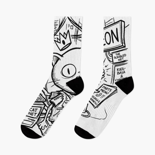 Item preview, ​Cyber Cat Mechanic - Grill & Cybernetics Scribble Art designed and sold by MCVersa2026.