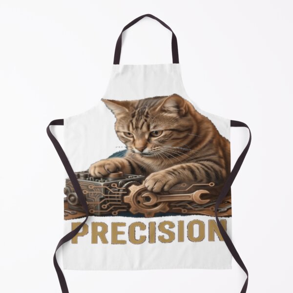Item preview, Precision Mechanic Cat Engineer Art designed and sold by Northern Glow Art.