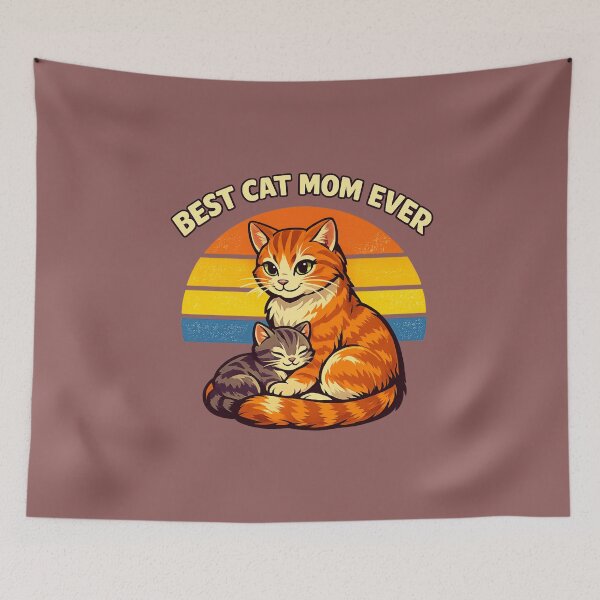 Item preview, Best Cat Mom Ever designed and sold by LuveraxArt.