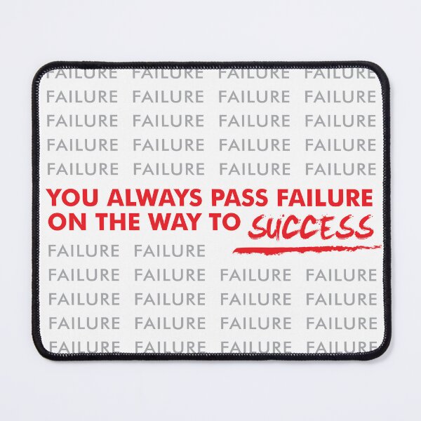 Item preview, On the Way to Success - Perseverance & Resilience Motivational Typographic Art designed and sold by AVNGR-Design.