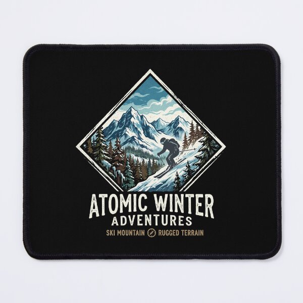 Item preview, Atomic Winter Adventures Ski Mountain Rugged Terrain designed and sold by sky11PP.