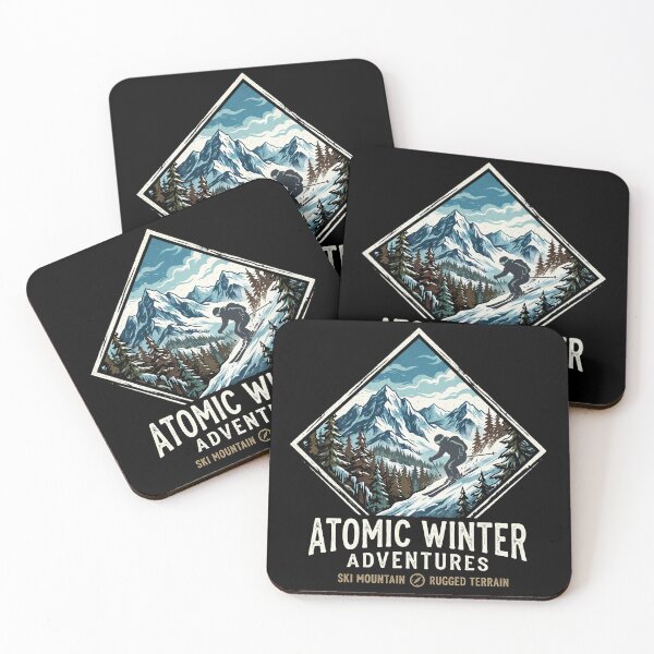 Item preview, Atomic Winter Adventures Ski Mountain Rugged Terrain designed and sold by sky11PP.