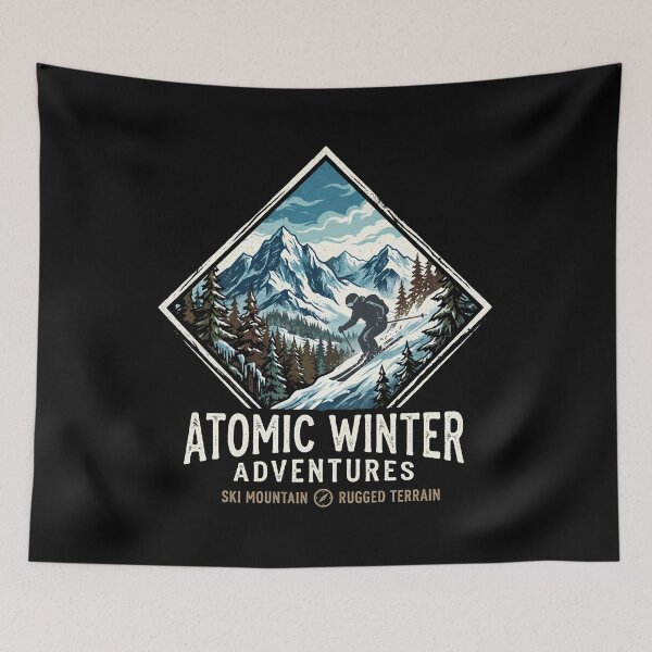 Item preview, Atomic Winter Adventures Ski Mountain Rugged Terrain designed and sold by sky11PP.