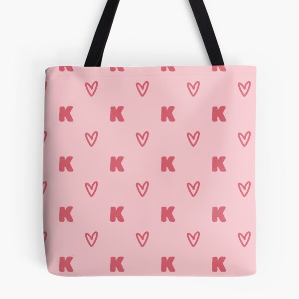 Item preview, Letter K Monogram Pink Heart Pattern | Cute Initial K Pink Heart Aesthetic | Red and Pink Letter K Heart Design | Monogram K Heart Pattern Art | Girly Coquette Letter K Initial Hearts designed and sold by VivaFy.