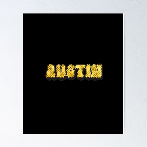 Item preview, Austin Personalized Cool Custom Name - Funny Design for Men and Boys designed and sold by Watsonarts.