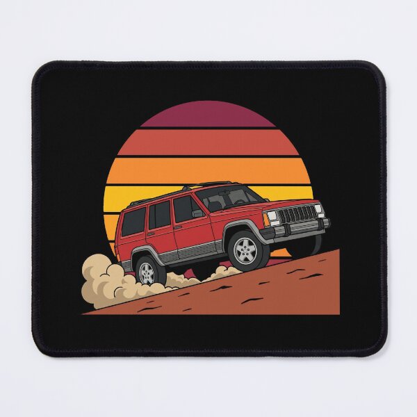 Item preview, Cherokee XJ Retro Sunset red 4-Door  - Classic Off-Road 4x4 designed and sold by Off-Road-Zone.