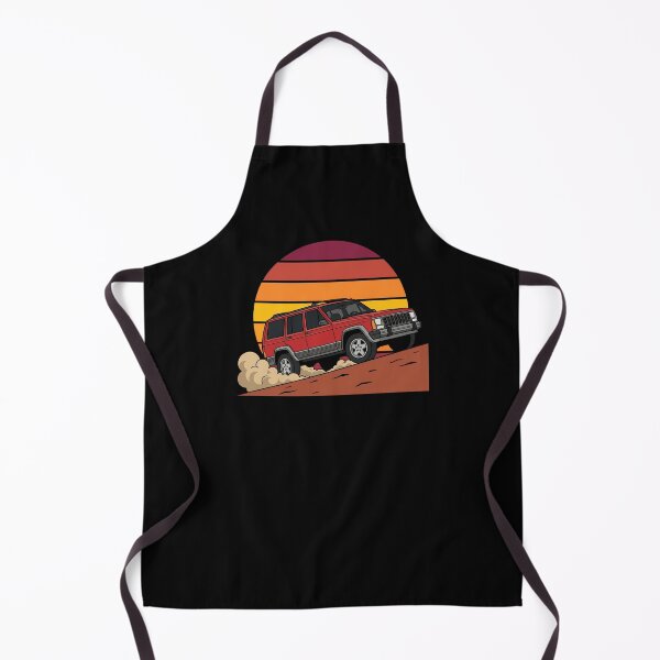 Item preview, Cherokee XJ Retro Sunset red 4-Door - Classic Off-Road 4x4 designed and sold by Off-Road-Zone.
