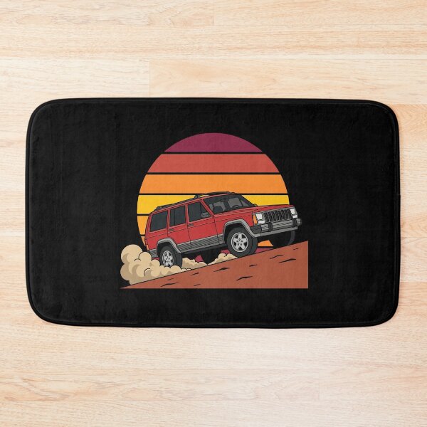 Item preview, Cherokee XJ Retro Sunset red 4-Door  - Classic Off-Road 4x4 designed and sold by Off-Road-Zone.