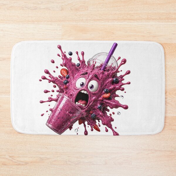 Item preview, Shocked Berry Smoothie Splash Cartoon Character Explosion designed and sold by jgvisualarts.