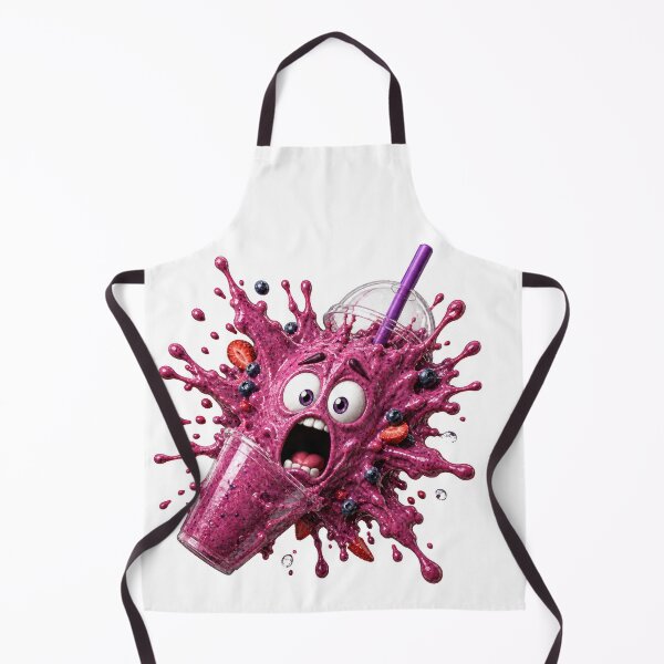 Item preview, Shocked Berry Smoothie Splash Cartoon Character Explosion designed and sold by jgvisualarts.