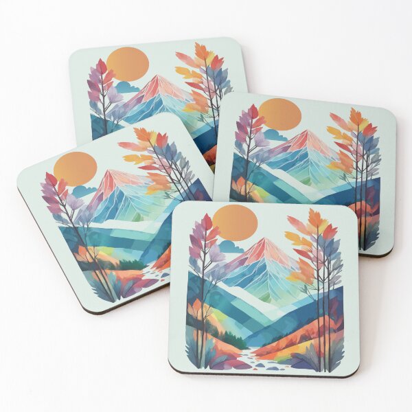 Item preview, Mountain Glow Landscape designed and sold by zoliartdesign.