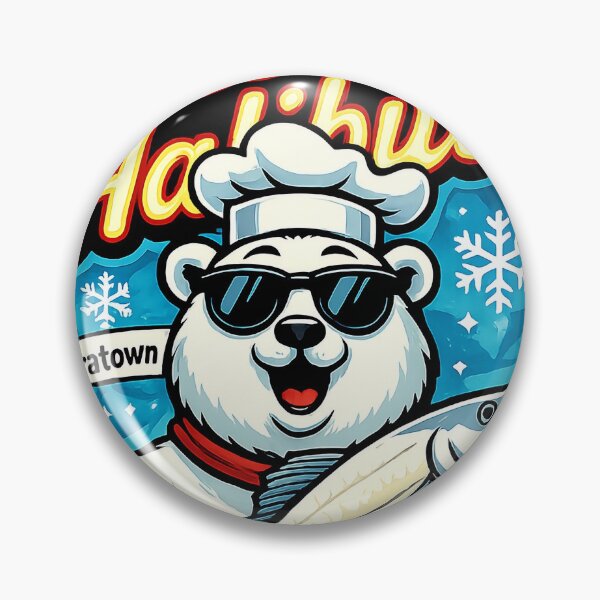 Item preview, Clark Halibuts Tundratown Bear Retro Seafood Restaurant Shirt designed and sold by gahteeriffico.