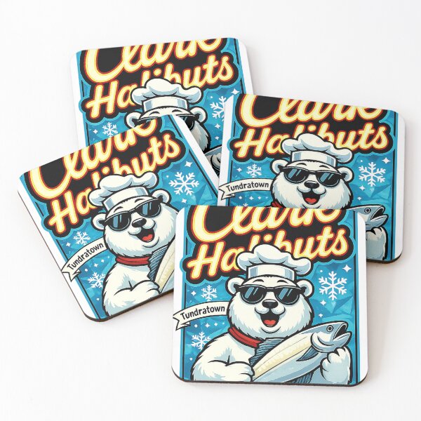 Item preview, Clark Halibuts Tundratown Bear Retro Seafood Restaurant Shirt designed and sold by gahteeriffico.