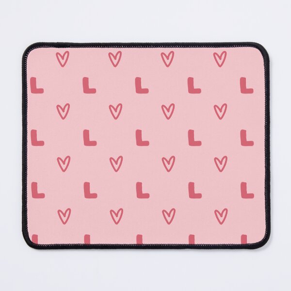 Item preview, Letter L Monogram Pink Heart Pattern | Cute Initial L Pink Heart Aesthetic | Red and Pink Letter L Heart Design | Monogram L Heart Pattern Art | Girly Coquette Letter L Initial Hearts designed and sold by VivaFy.