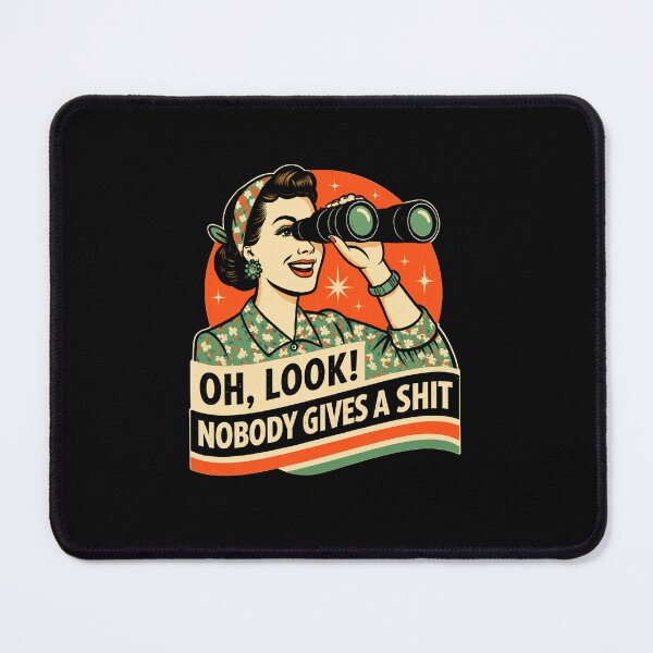 Item preview, Nobody Cares Graphic, Sarcastic Retro designed and sold by idtanerdsand.