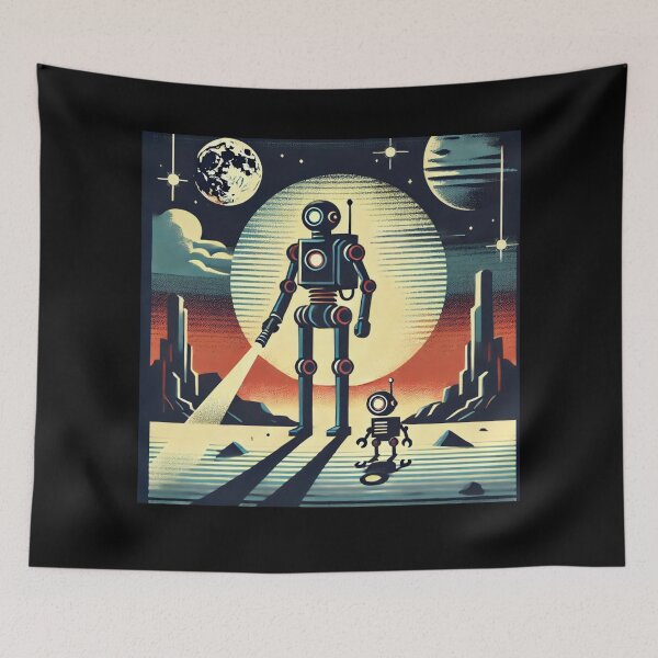 Item preview, Humanoid robot AI Robots Future Tech Design | The Bots Are Coming Futuristic Android Art designed and sold by TEEJAMBOREE.