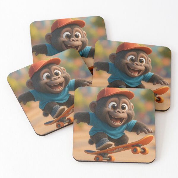 Item preview, Skater Western Gorilla designed and sold by Sillytoe.