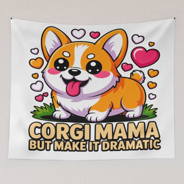 Item preview, Corgi Mama: Dramatic Love in Cartoon Form designed and sold by Mindful56.