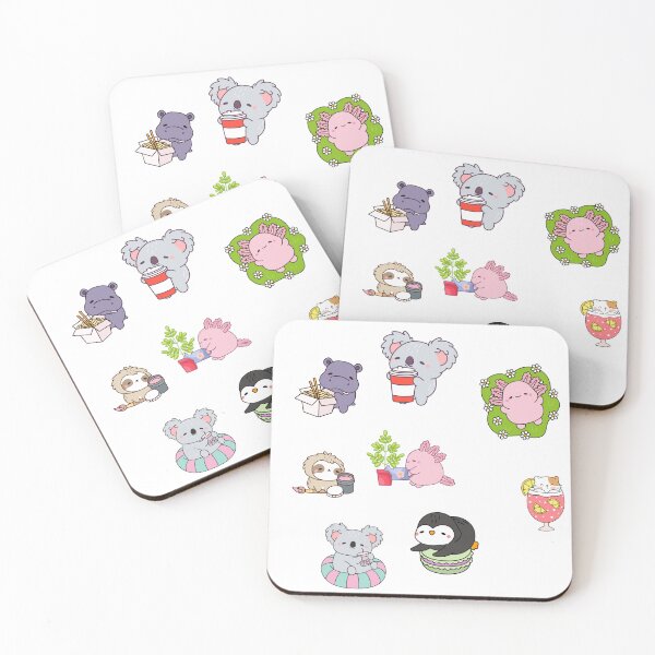 Item preview, Cute Animals Kawaii Sticker Pack designed and sold by Qlorra .