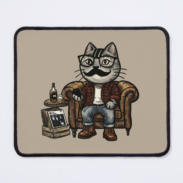 Item preview, Gentleman Cat: The Ultimate Chill Dad - 紳士貓:最酷的老爸與放鬆時刻 (紳士な猫:最高にクールな親父の休日) designed and sold by MeowdelStudio.