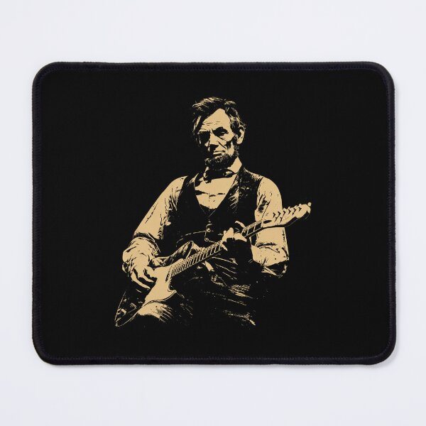 Item preview, President Abraham Lincoln Playing Guitar Abe Lincoln Comfort Colors designed and sold by idtanerdsand.