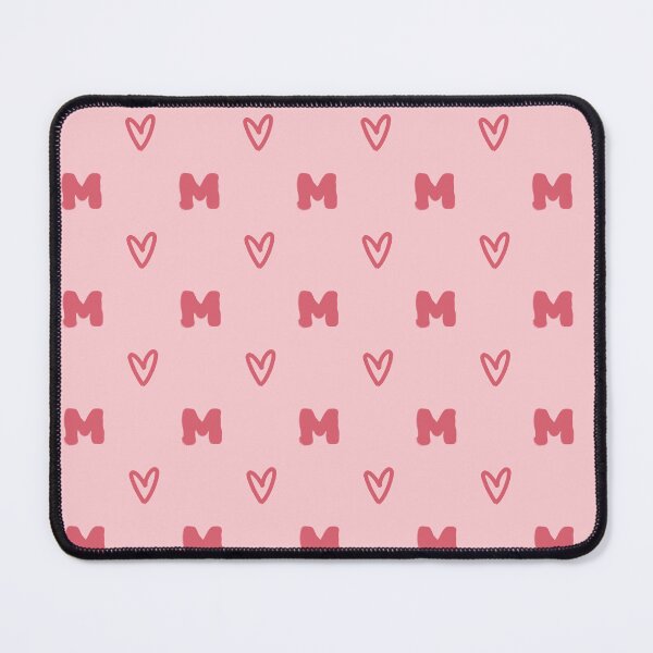 Item preview, Letter M Monogram Pink Heart Pattern | Cute Initial M Pink Heart Aesthetic | Red and Pink Letter M Heart Design | Monogram M Heart Pattern Art | Girly Coquette Letter M Initial Hearts designed and sold by VivaFy.