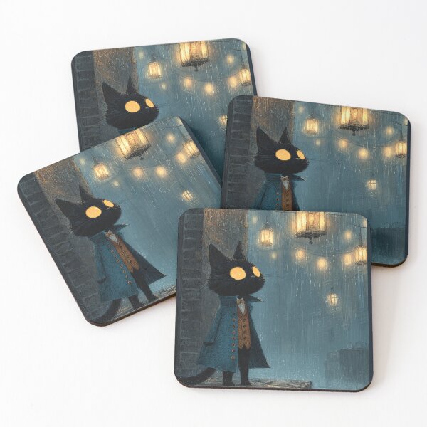 Item preview, Nocturnal Sleuth The Lantern Cat designed and sold by ArgentoArt.