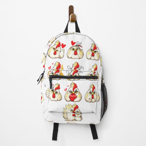 Item preview, Funny Chicken Stickers — Hand Drawn Cute Chicks with Expressions designed and sold by RamyGallery.