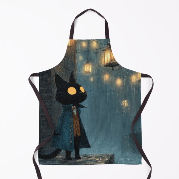 Item preview, Nocturnal Sleuth The Lantern Cat designed and sold by ArgentoArt.