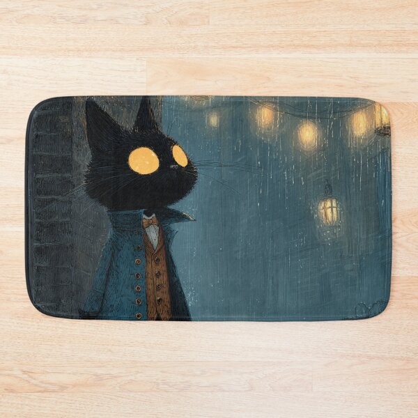 Item preview, Nocturnal Sleuth The Lantern Cat designed and sold by ArgentoArt.