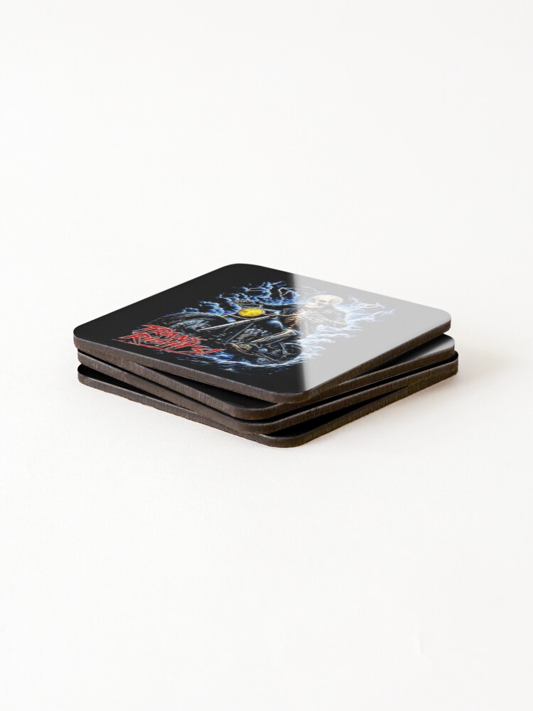 Thumbnail 4 of 5, Coasters (Set of 4), Trans Rights - Trans Rights are Human Rights designed and sold by idtanerdsand.