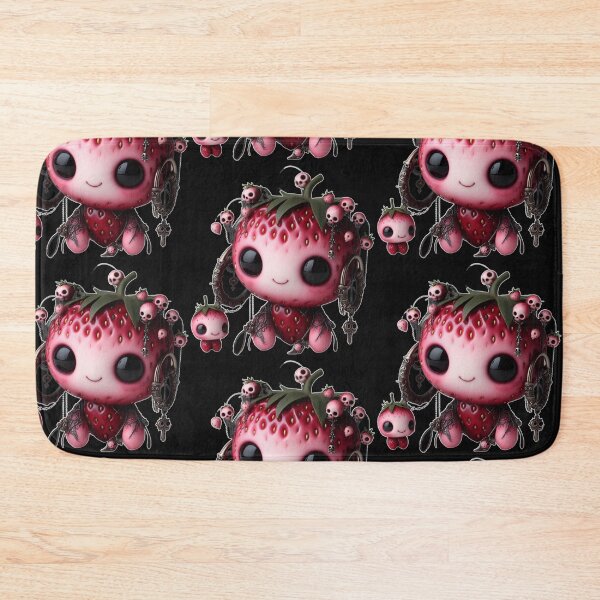Item preview, Pastel Goth Strawberry Monster - Creepy Cute Fruits Collection designed and sold by LujziWorld.