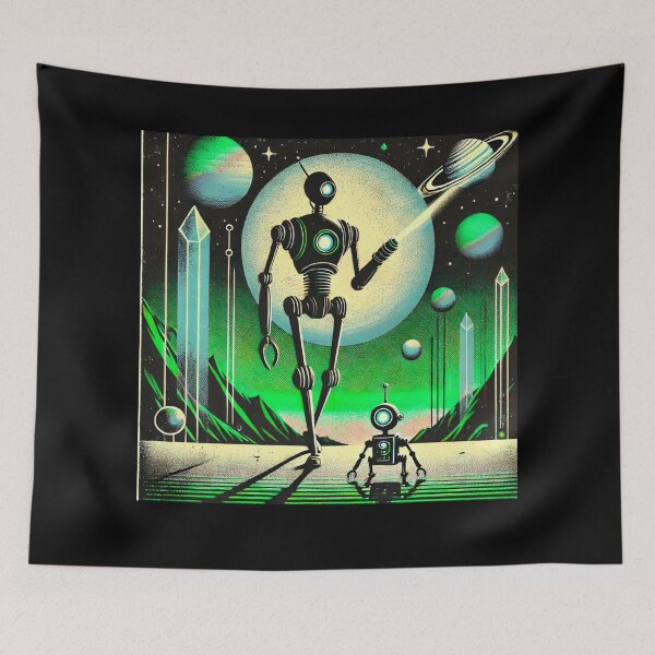 Item preview, Humanoid robot AI Robots Future Tech Design | The Bots Are Coming Futuristic Android Art designed and sold by TEEJAMBOREE.
