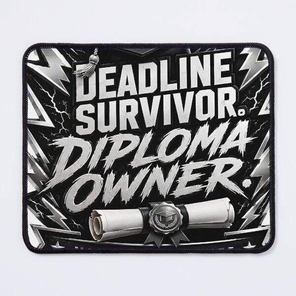 Item preview, Deadline Survivor Diploma Owner Emblem designed and sold by Ned_Studio.