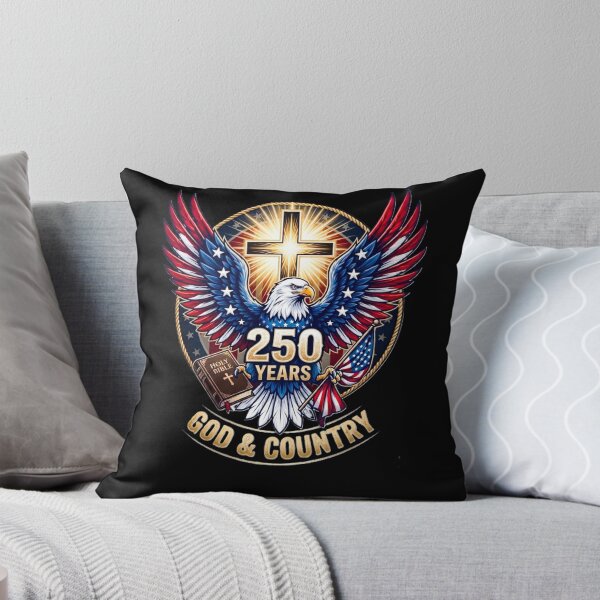 Item preview, God & Country Patriotic Bald Eagle Cross USA Flag Christian Gift designed and sold by 519xdesign.