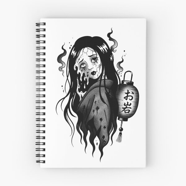 Item preview, Oiwa Ghost Woman – Dark Japanese Tattoo designed and sold by feedmykraken.
