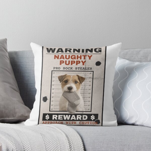 Item preview, Warning: Naughty Puppy – Pro Sock Stealer designed and sold by JC UNIQUE T SHIRT.