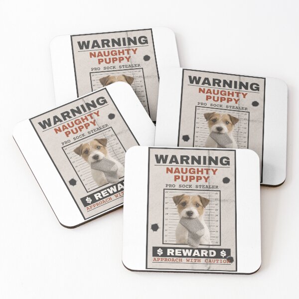 Item preview, Warning: Naughty Puppy – Pro Sock Stealer designed and sold by JC UNIQUE T SHIRT.