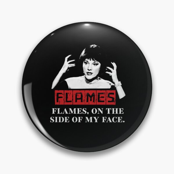 Item preview, Flames On the Side of My Face  Classic Comedy Movie Inspired designed and sold by idtanerdsand.